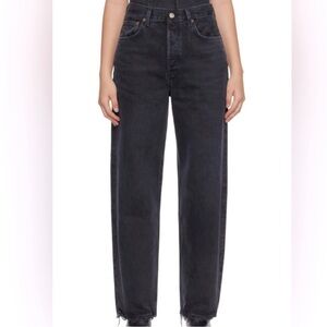 AGOLDE High Rise Tapered Baggy Jean in shamble